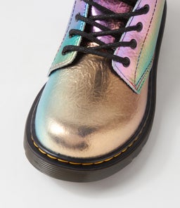 1460 JUNIOR MULTI RAINBOW CRINKLE LEATHER