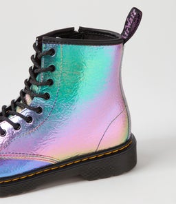 1460 JUNIOR MULTI RAINBOW CRINKLE LEATHER