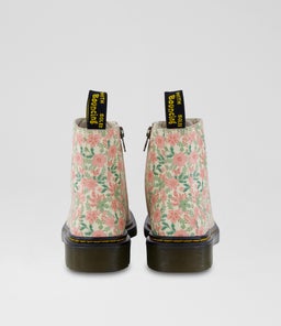1460 JUNIOR CREAM MULTI LEATHER