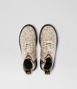 1460 JUNIOR CREAM MULTI LEATHER