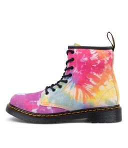 1460 JUNIOR TIE DYE MULTI SUEDE