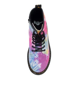 1460 JUNIOR TIE DYE MULTI SUEDE
