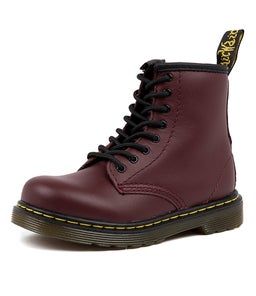 1460 JUNIOR CHERRY RED LEATHER