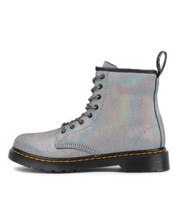 1460 JUNIOR SILVER GLORY IRIDESCENT PATENT LEATHER