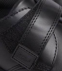 1461 MONO SHOE JNR DM BLACK RUBBER LEATHER