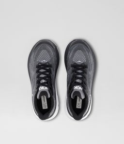 CLIFTON 9 YOUTH H1 BLACK WHITE MESH SMOOTH