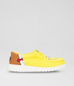 WALLY FUNK SPONGEBOB JUNIOR HD BROWN YELLOW MESH CANVAS