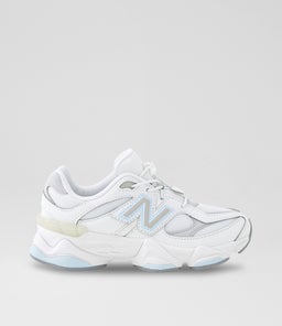 9060 JUNIOR NB WHITE BLUE GREY MESH SMOOTH