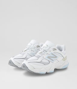 9060 JUNIOR NB WHITE BLUE GREY MESH SMOOTH