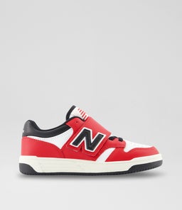 480 JUNIOR NB RED WHITE BLACK LEATHER