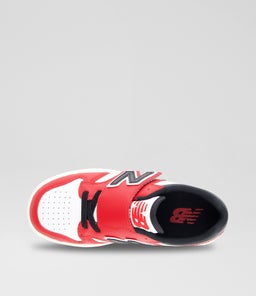 480 JUNIOR NB RED WHITE BLACK LEATHER