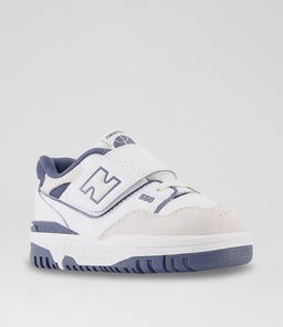 550 JUNIOR NB WHITE WHITE NAVY LEATHER