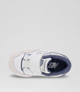 550 JUNIOR NB WHITE WHITE NAVY LEATHER