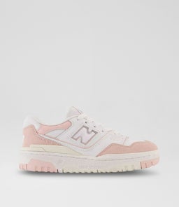 550 YOUTH NB WHITE WHITE PINK LEATHER