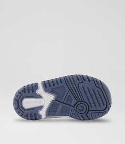 550 TODDLER NB WHITE WHITE NAVY LEATHER