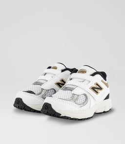 2002 TODDLER NB WHITE GOLD BLACK MESH SMOOTH