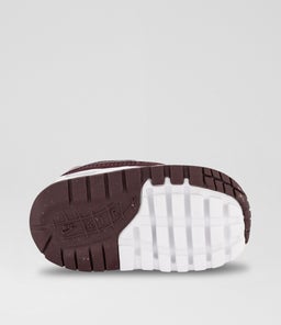 AIR MAX 1 EASY ON TODDLER NK WHITE BURGUNDY PURPLE MESH SMOOTH