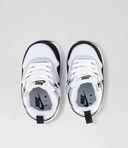 AIR MAX 1 TODDLER NK WHITE BLACK GREY MESH SMOOTH