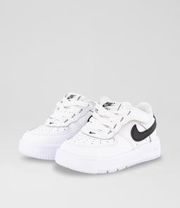 AIR FORCE 1 EASY ON TODDLER NK WHITE BLACK LEATHER