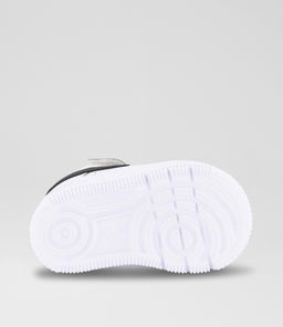AIR FORCE 1 EASY ON TODDLER NK WHITE BLACK LEATHER