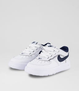 AIR FORCE 1 EASY ON TODDLER NK WHITE NAVY GREY LEATHER