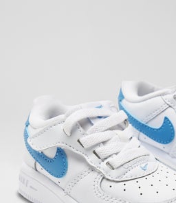 AIR FORCE 1 EASY ON TODDLER NK WHITE BLUE LEATHER