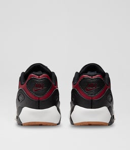 AIR MAX 90 TODDLER NK BLACK WHITE RED BROWN MESH SMOOTH
