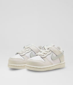 DUNK LOW TODDLER NK WHITE SILVER MESH SMOOTH