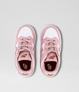 DUNK LOW TODDLER NK WHITE PINK MESH SMOOTH