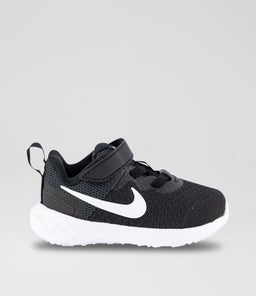 REVOLUTION 6 TODDLER NK BLACK WHITE BLACK MESH SMOOTH