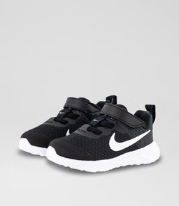 REVOLUTION 6 TODDLER NK BLACK WHITE BLACK MESH SMOOTH