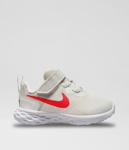 REVOLUTION 6 TODDLER NK WHITE RED NAVY WHITE MESH SMOOTH