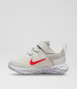 REVOLUTION 6 TODDLER NK WHITE RED NAVY WHITE MESH SMOOTH