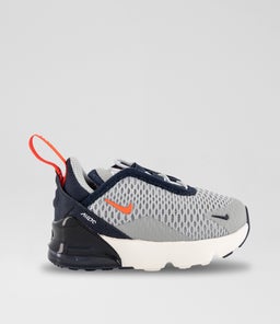 AIR MAX 270 TODDLER NK GREY WHITE RED MESH SMOOTH