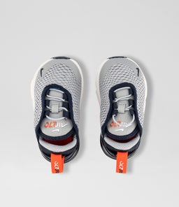 AIR MAX 270 TODDLER NK GREY WHITE RED MESH SMOOTH