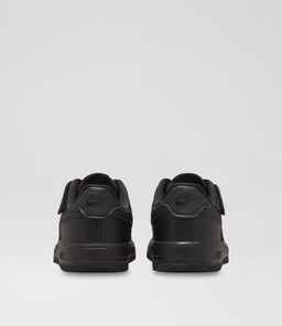 AIR FORCE 1 EASY ON JUNIOR NK BLACK BLACK BLACK LEATHER