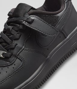 AIR FORCE 1 EASY ON JUNIOR NK BLACK BLACK BLACK LEATHER