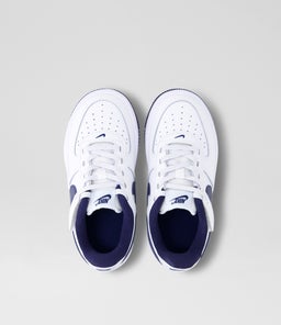 AIR FORCE 1 EASY ON JUNIOR NK WHITE NAVY GREY LEATHER