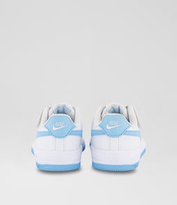 AIR FORCE 1 EASY ON JUNIOR NK WHITE BLUE LEATHER