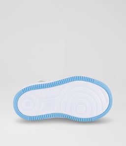 AIR FORCE 1 EASY ON JUNIOR NK WHITE BLUE LEATHER