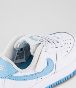 AIR FORCE 1 EASY ON JUNIOR NK WHITE BLUE LEATHER