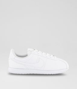 CORTEZ YOUTH NK WHITE WHITE WHITE LEATHER