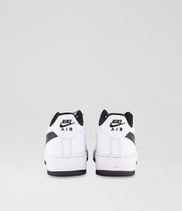 AIR FORCE 1 YOUTH NK WHITE WHITE BLACK BLACK LEATHER