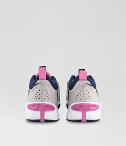 TEAM HUSTLE 11 YOUTH NK VOILET WHITE PINK MESH SMOOTH
