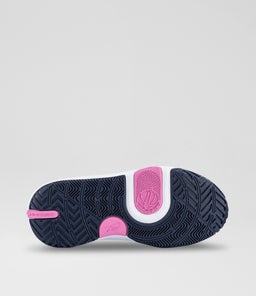 TEAM HUSTLE 11 YOUTH NK VOILET WHITE PINK MESH SMOOTH