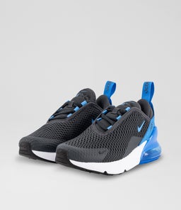 AIR MAX 270 JUNIOR NK BLACK BLUE BLACK WHITE MESH SMOOTH