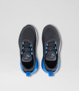 AIR MAX 270 JUNIOR NK BLACK BLUE BLACK WHITE MESH SMOOTH