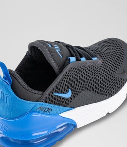 AIR MAX 270 JUNIOR NK BLACK BLUE BLACK WHITE MESH SMOOTH