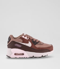 AIR MAX 90 JUNIOR NK BROWN MAUVE PINK MESH SMOOTH