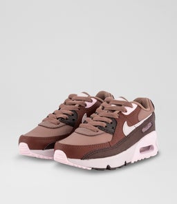 AIR MAX 90 JUNIOR NK BROWN MAUVE PINK MESH SMOOTH